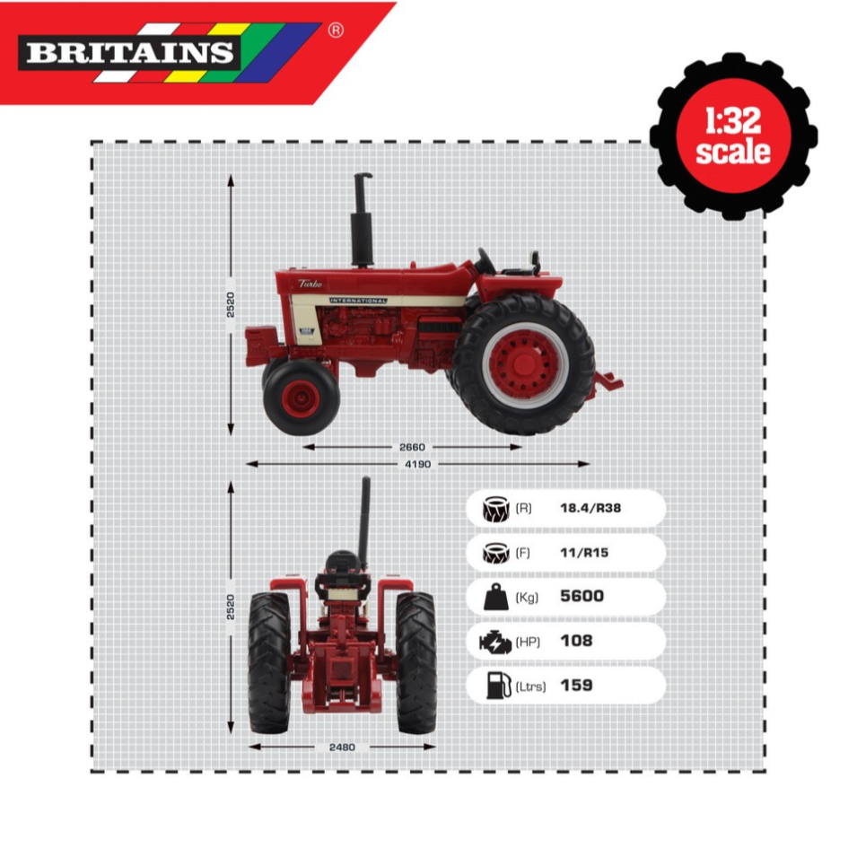 Britains International Harvester Farmall 1066
