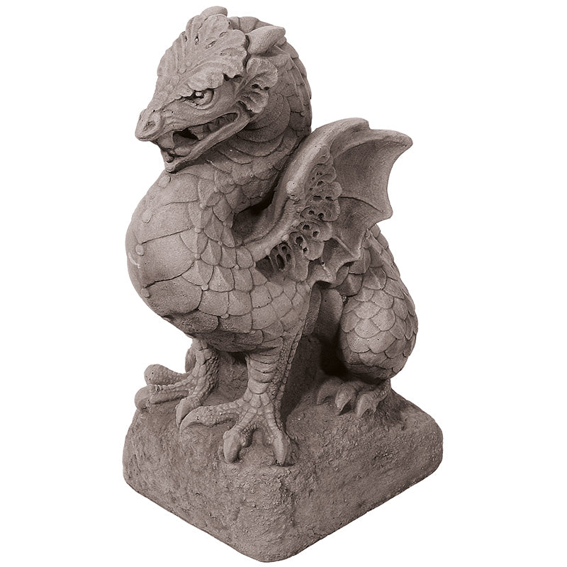 Willowstone Antique Grey Dragon Finial DR06