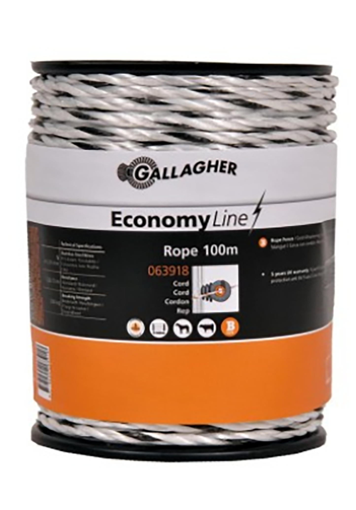 Gallagher Poly Wire Rope 100m