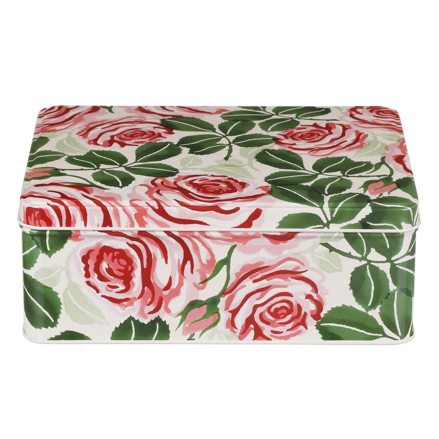 Emma Bridgewater Pink Roses Deep Rectangular Tin