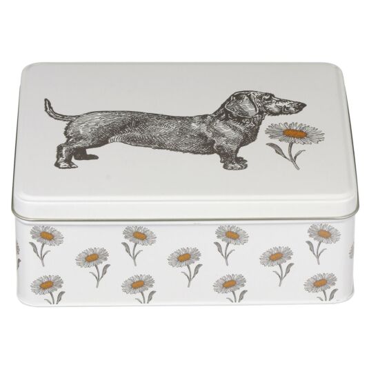 Thornback & Peel Dog & Daisy Deep Rectangular Tin