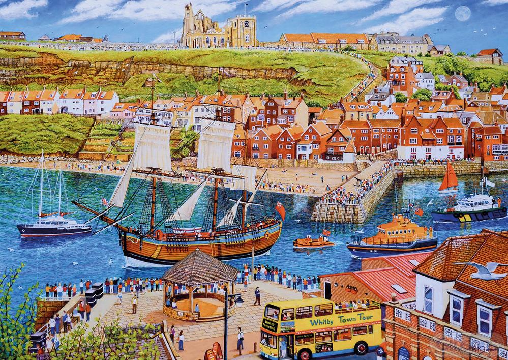 Gibsons Endeavour Whitby 500 Piece Jigsaw