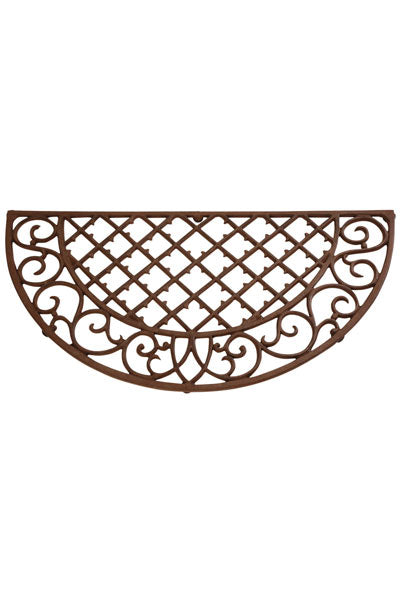 Fallen Fruits Cast Iron Half Round Doormat