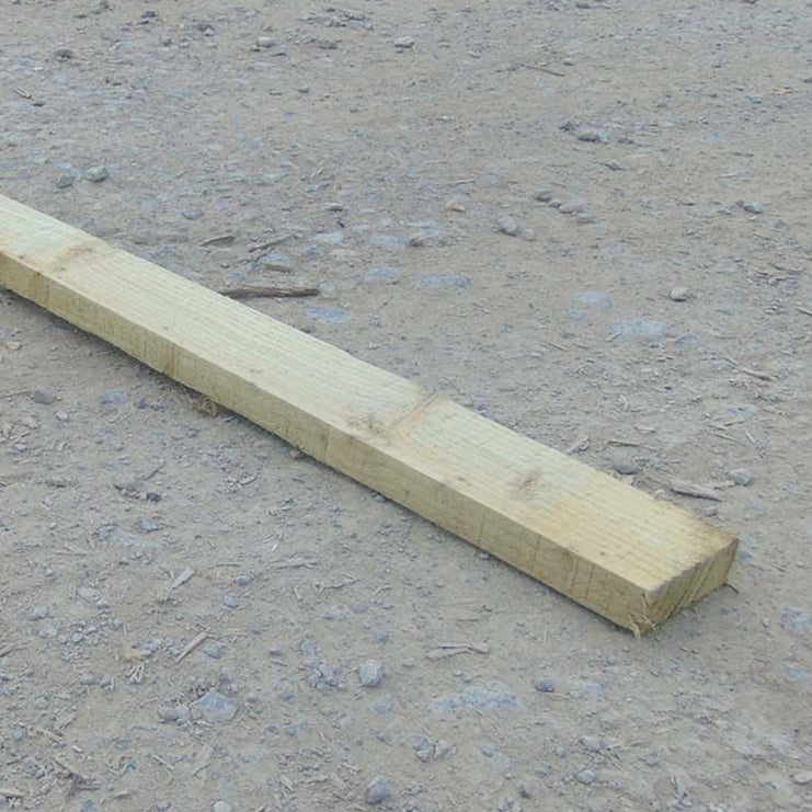 Tanalised Wooden Fence Rail 3.6m x 75mm x 22mm