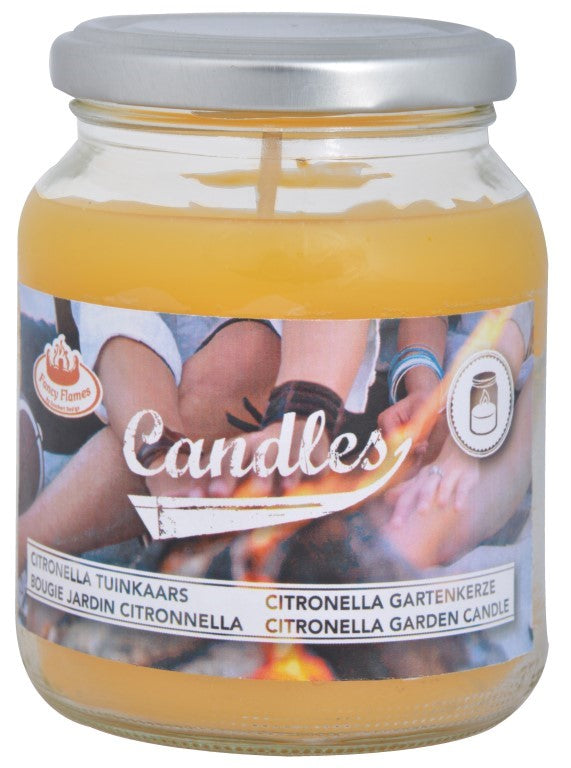 Fallen Fruits Garden Candle Citronella In Jam Jar