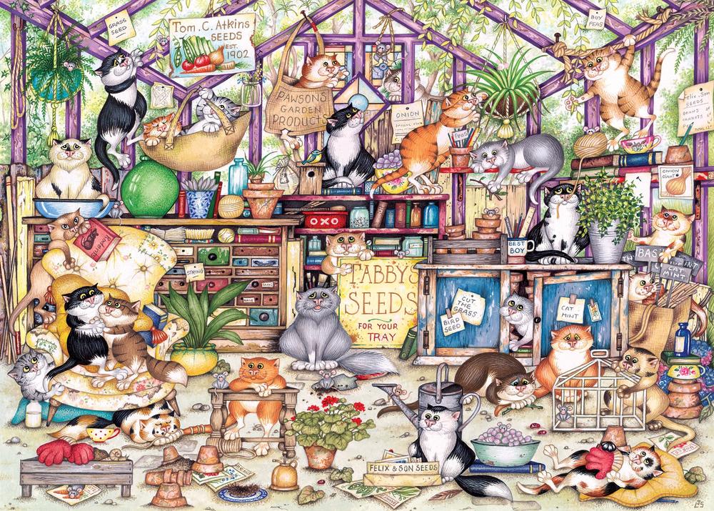 Gibsons Gerty's Garden Retreat 1000 Piece Jigsaw