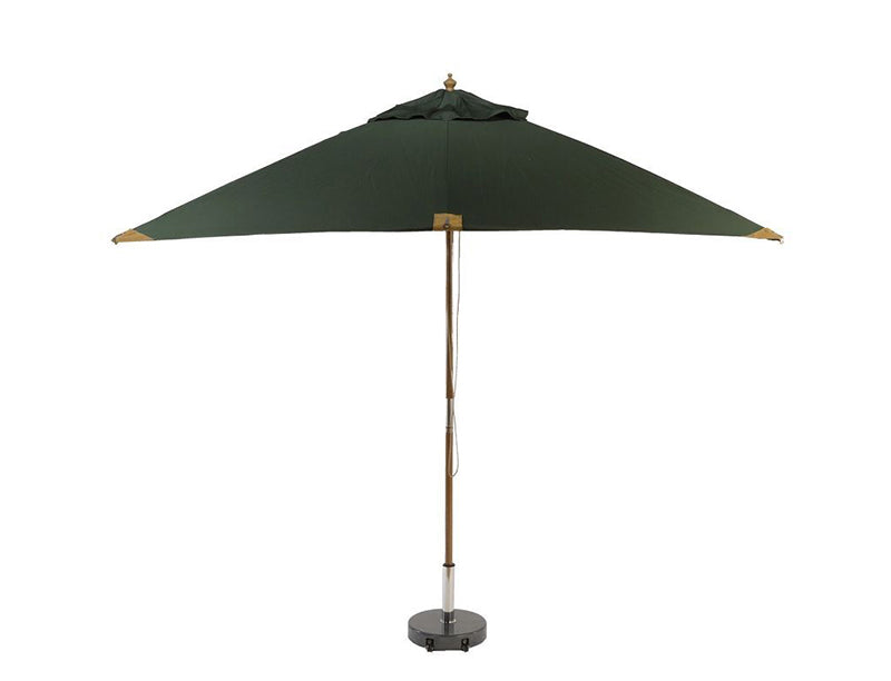 Glencrest Sturdi Wooden Parasol Green 3x2m