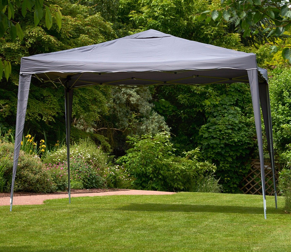 Glendale Easy Up Grey Gazebo 3m x 3m