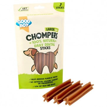 Good Boy Dog Chompers Dental Stick Large 7 Pack