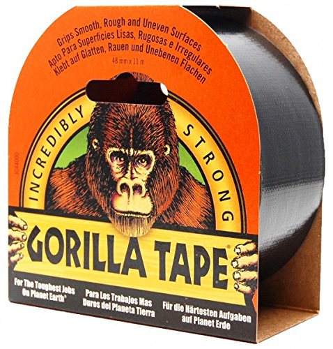 Gorilla Cloth Tape Black 11m