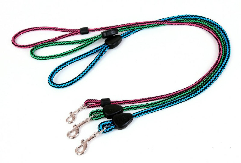 Outhwaite Harlequin Green/Black 40" 6mm Dog Trigger Hook Lead