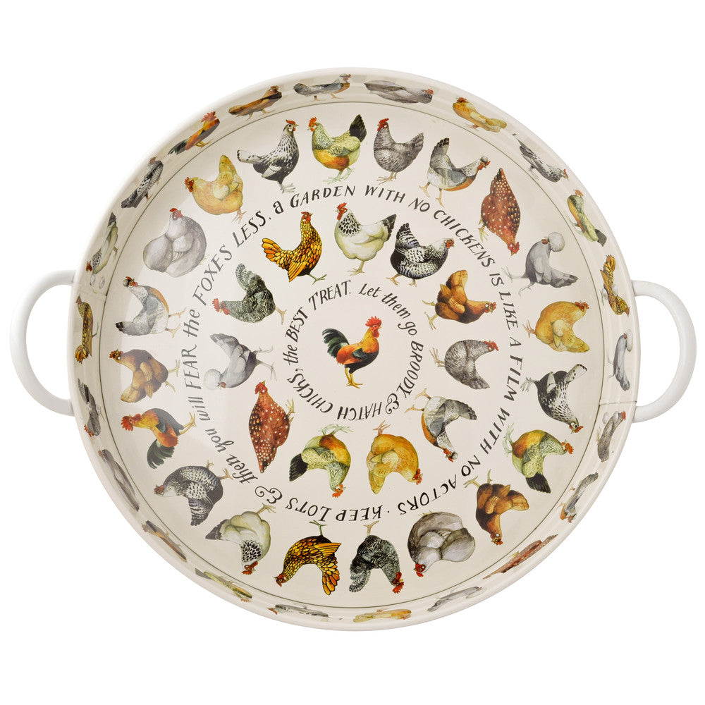 Emma Bridgewater Hen & Toast Large Steel Tray