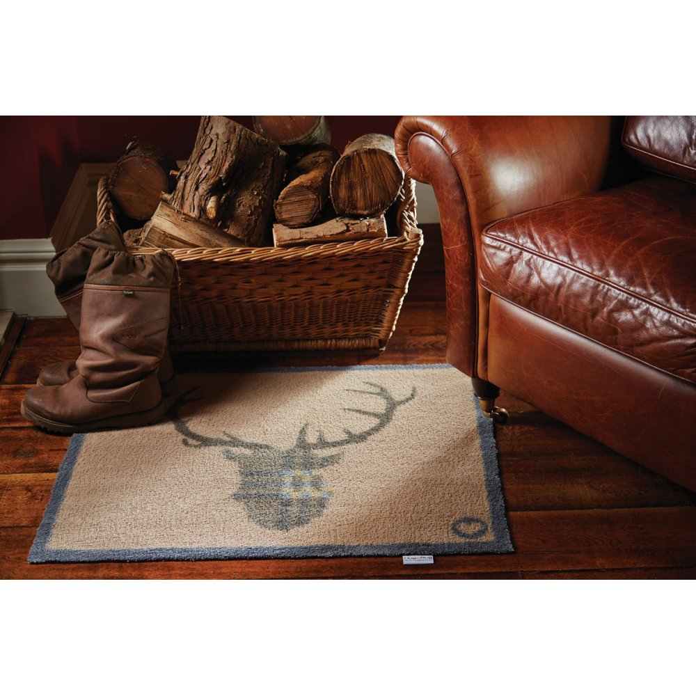 Hug Rug Door Mat | Home 19 Tartan Deer