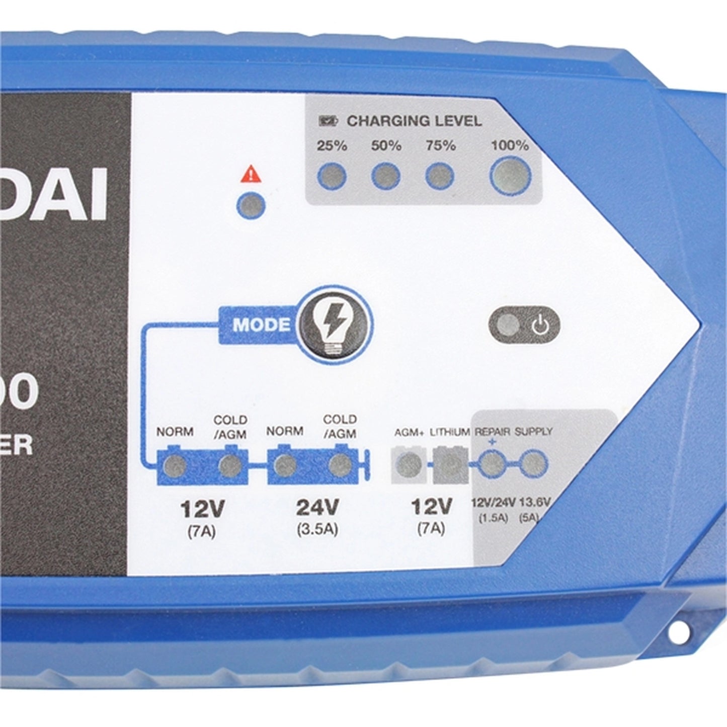 Hyundai HYSC7000 SMART 24v & 12v Battery Charger