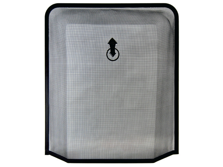 Fireside FPGSQ1 Black Square Firescreen 24” x 21 1/2”