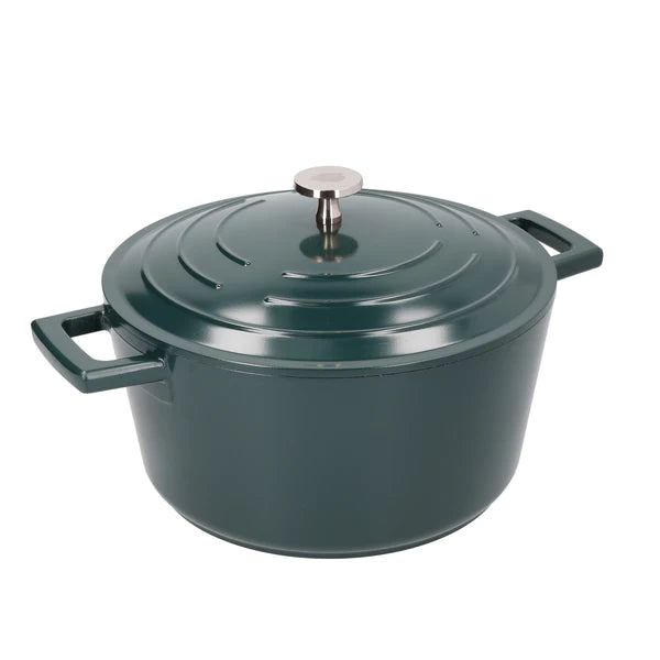 MasterClass Cast Aluminium Casserole Dish 4L Hunter Green