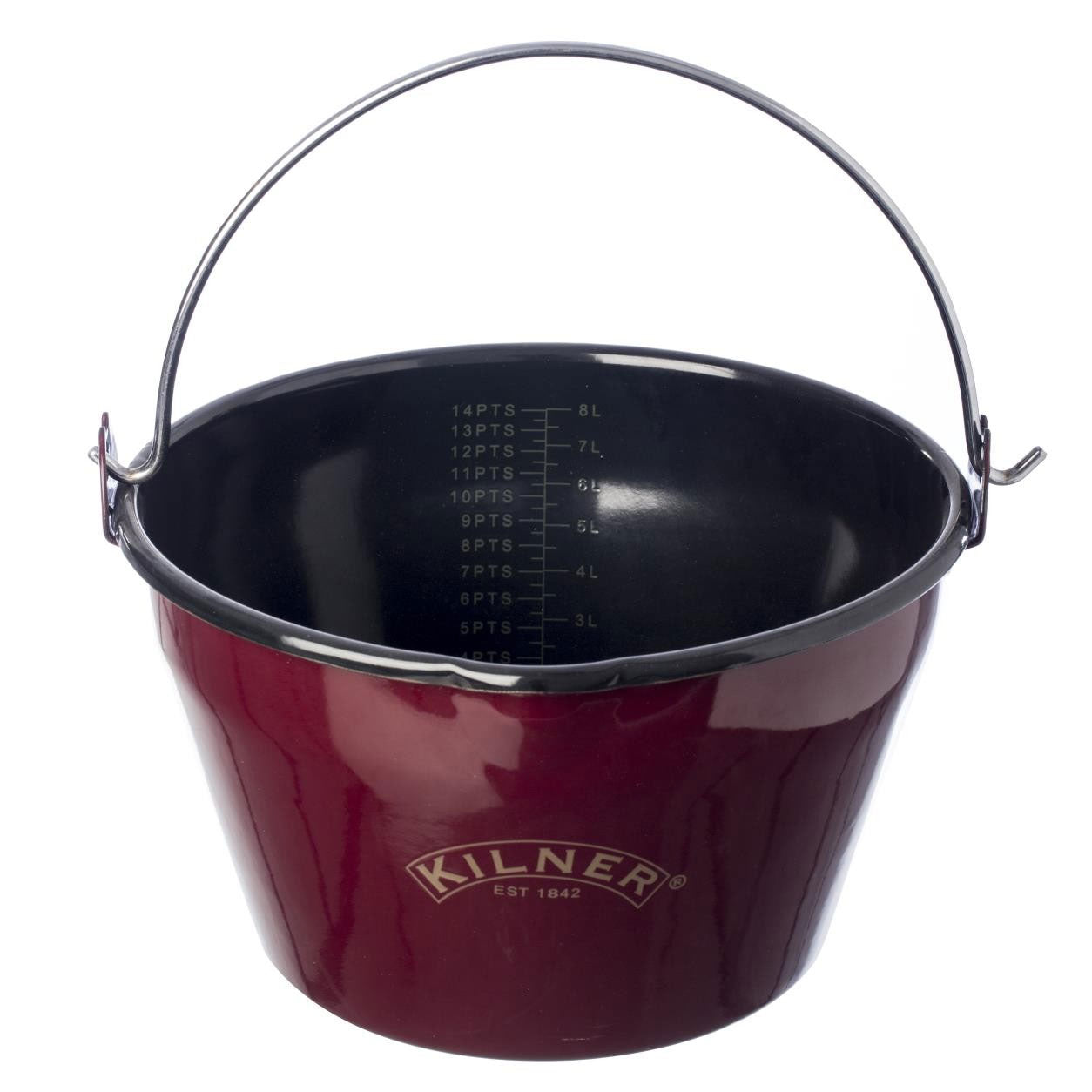 Kilner Red Enamel 8 Litre Jam Pan