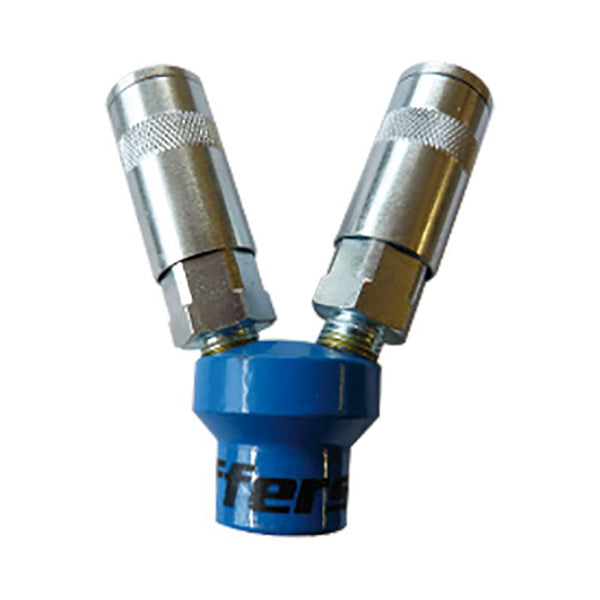 Jefferson Twin Coupling 1/4" Female to 2x Female Quick Release