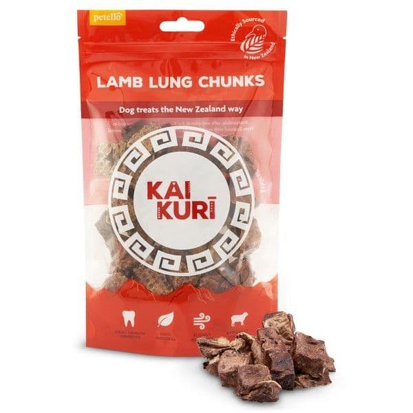 Kai Kuri Lamb Lung Chunks Dog Treat 50g