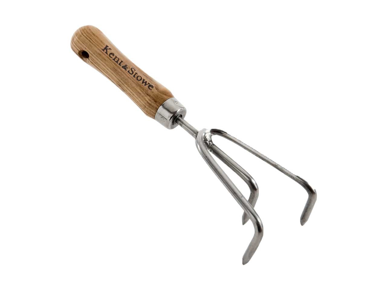Kent & Stowe 3 Prong Hand Cultivator Stainless Steel Garden Life