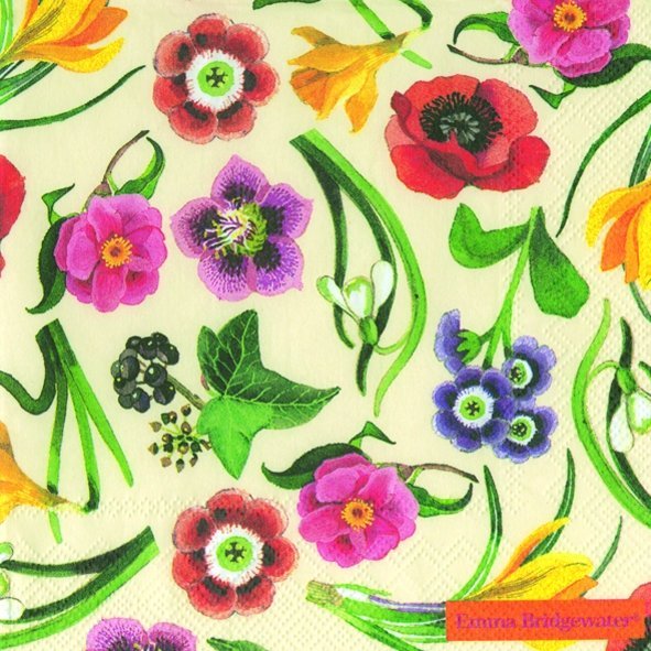 Emma Bridgewater New Flowers Lunch Napkins