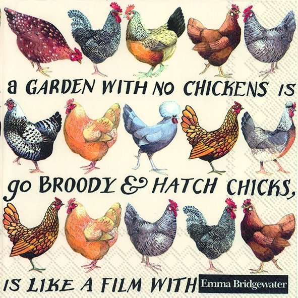 Emma Bridgewater Hen & Toast Lunch Napkins