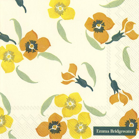 Emma Bridgewater Yellow Wallflower Lunch Napkins