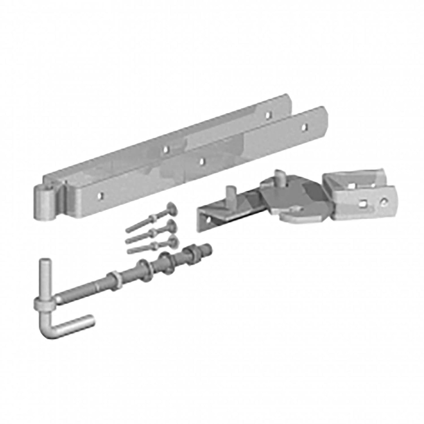 Birkdale GATEMATE Field Gate Self-Closing 2 Way 180° Hinge Set