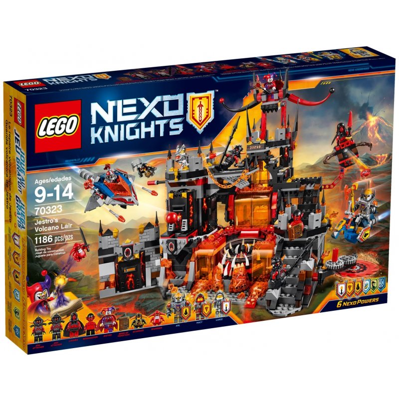 Lego Nexo Knights Jestro's Volcano Lair 70323