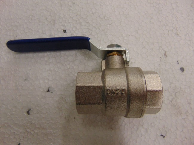 1 1/4" Lever Ball Valve Blue