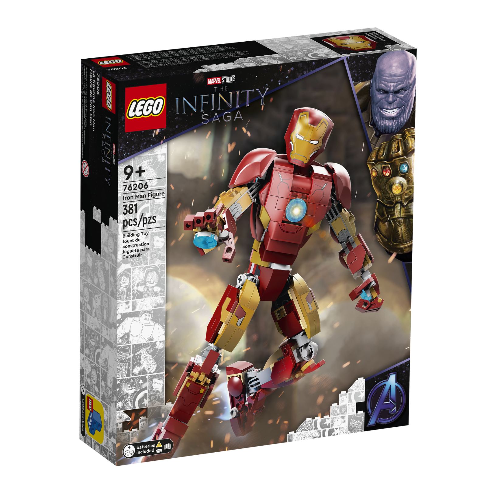 Iron Man Lego Art Sale LEGO Marvel Iron Man Figure 76206 – Sam