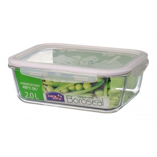 LocknLock Oven Glass Rectangular Container 2L