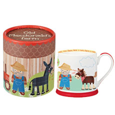 Old MacDonald's Farm Mug in Hatbox