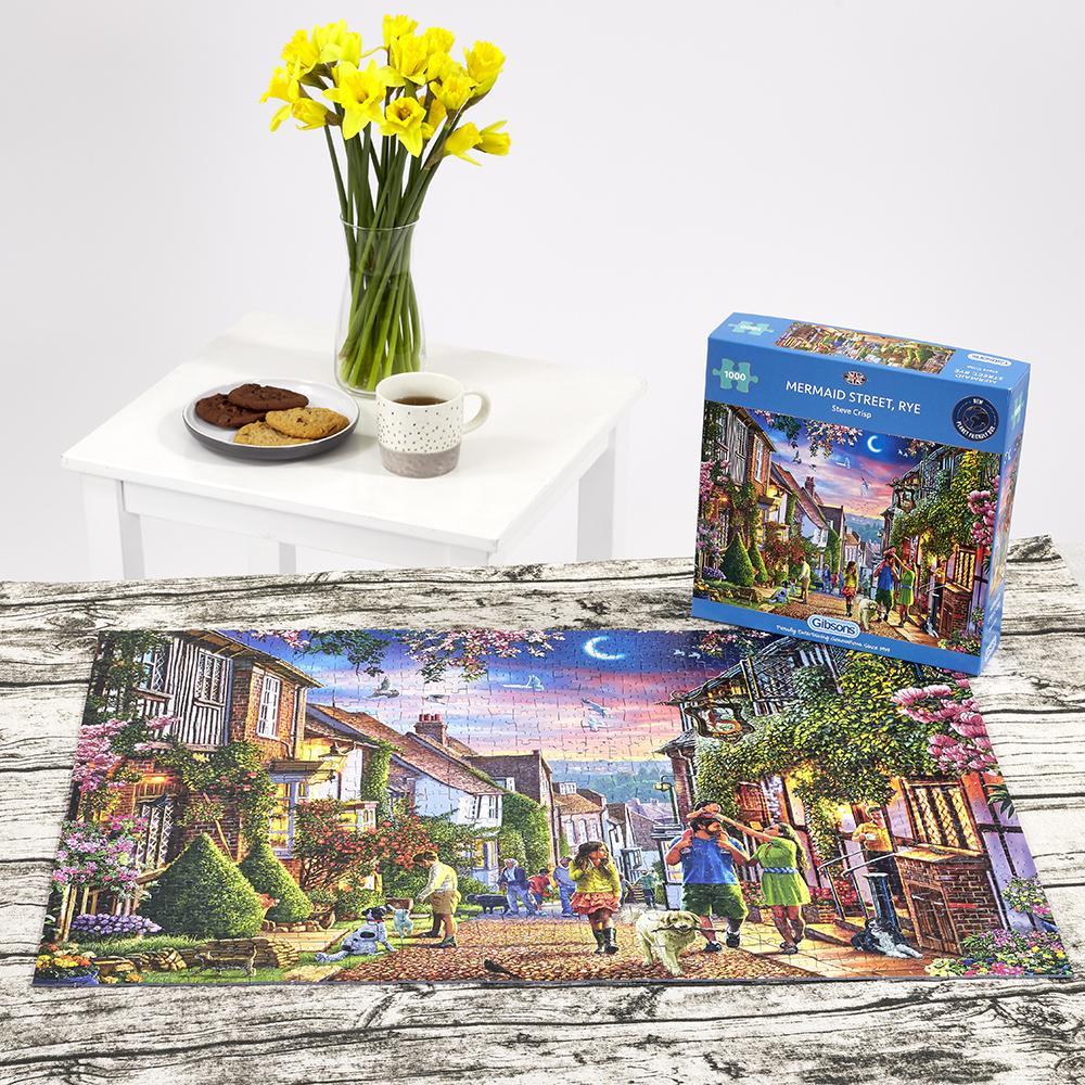 Gibsons Mermaid Street, Rye 1000 Piece Jigsaw