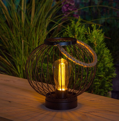 Noma Metal Round Lantern