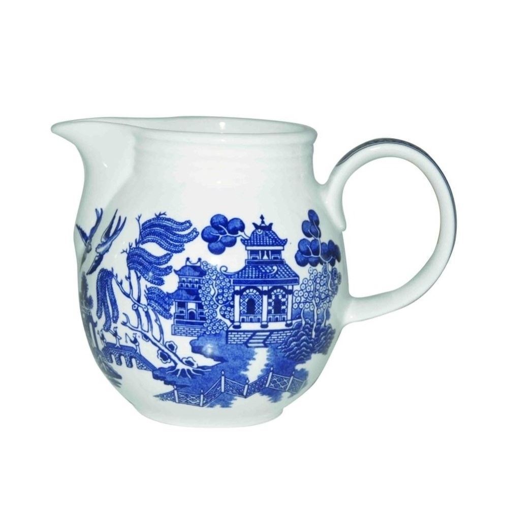 Queens Blue Willow Milk Jug 0.85L