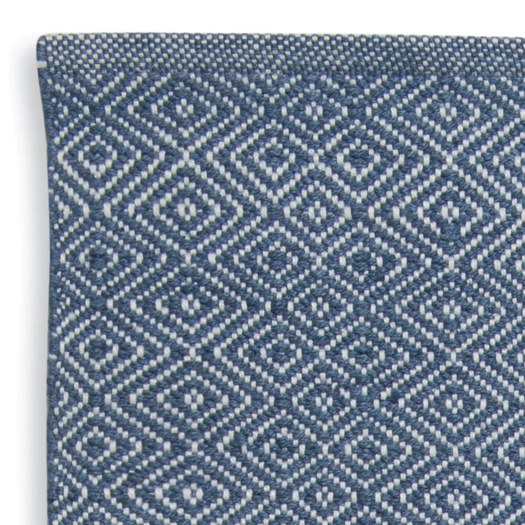 Weaver Green Navy Diamond Rug