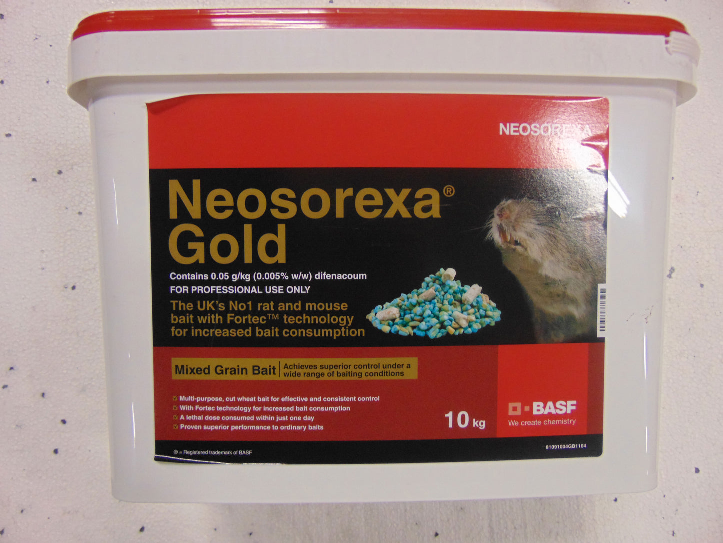 Neosorexa Gold Mouse & Rat Bait 10kg