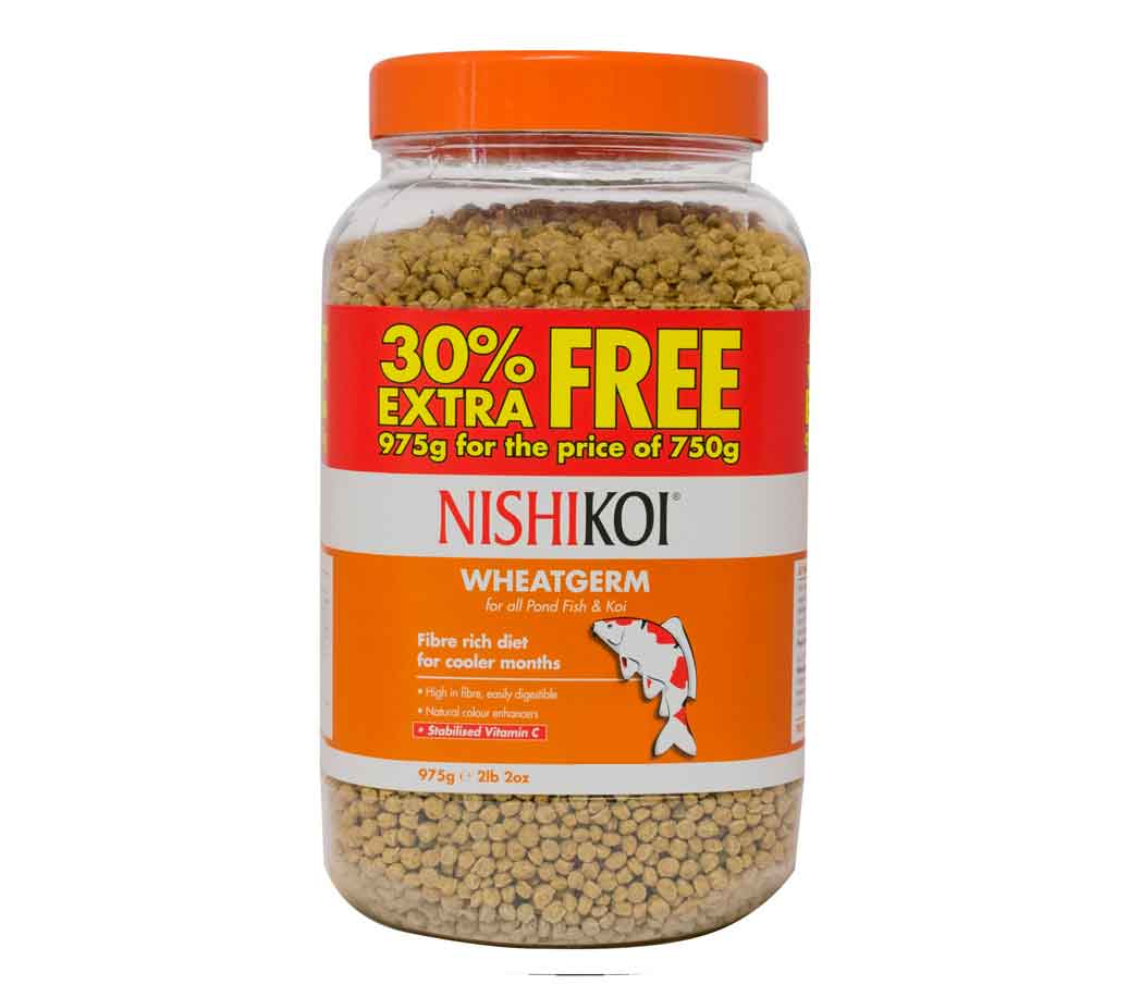 Nishikoi Wheatgerm Fish Food Extra Small Pellets 750g + 30% Extra