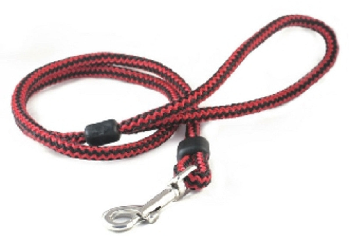 Outhwaite Harlequin Red/Black 6mm 46" Dog Lead