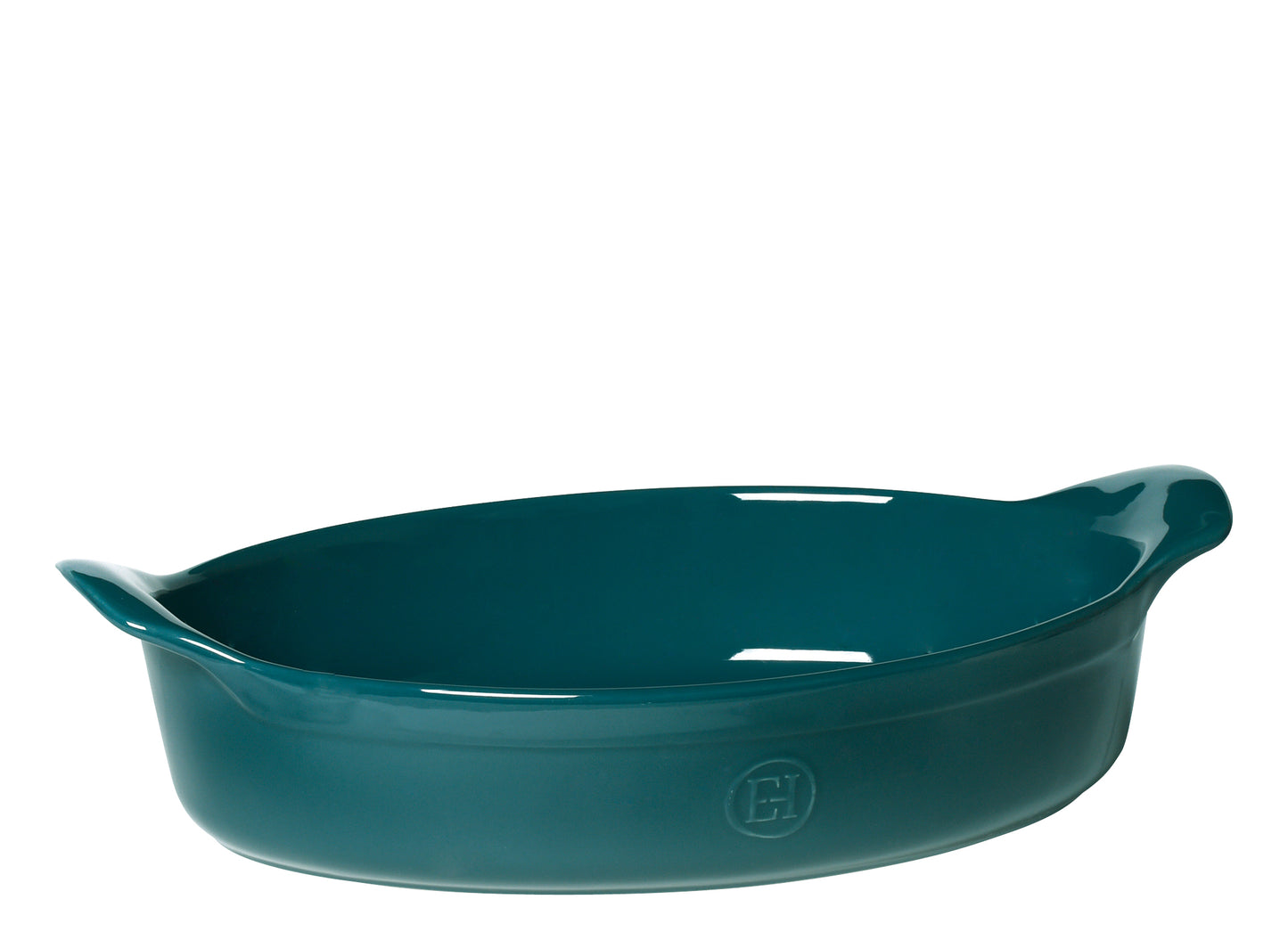Emile Henry Blue Oval Gratin Dish 34cm
