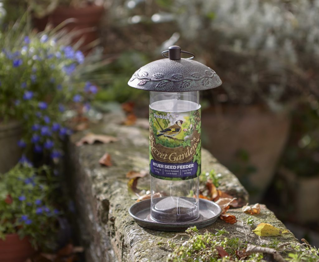 Peckish Secret Garden Nyjer Seed Feeder