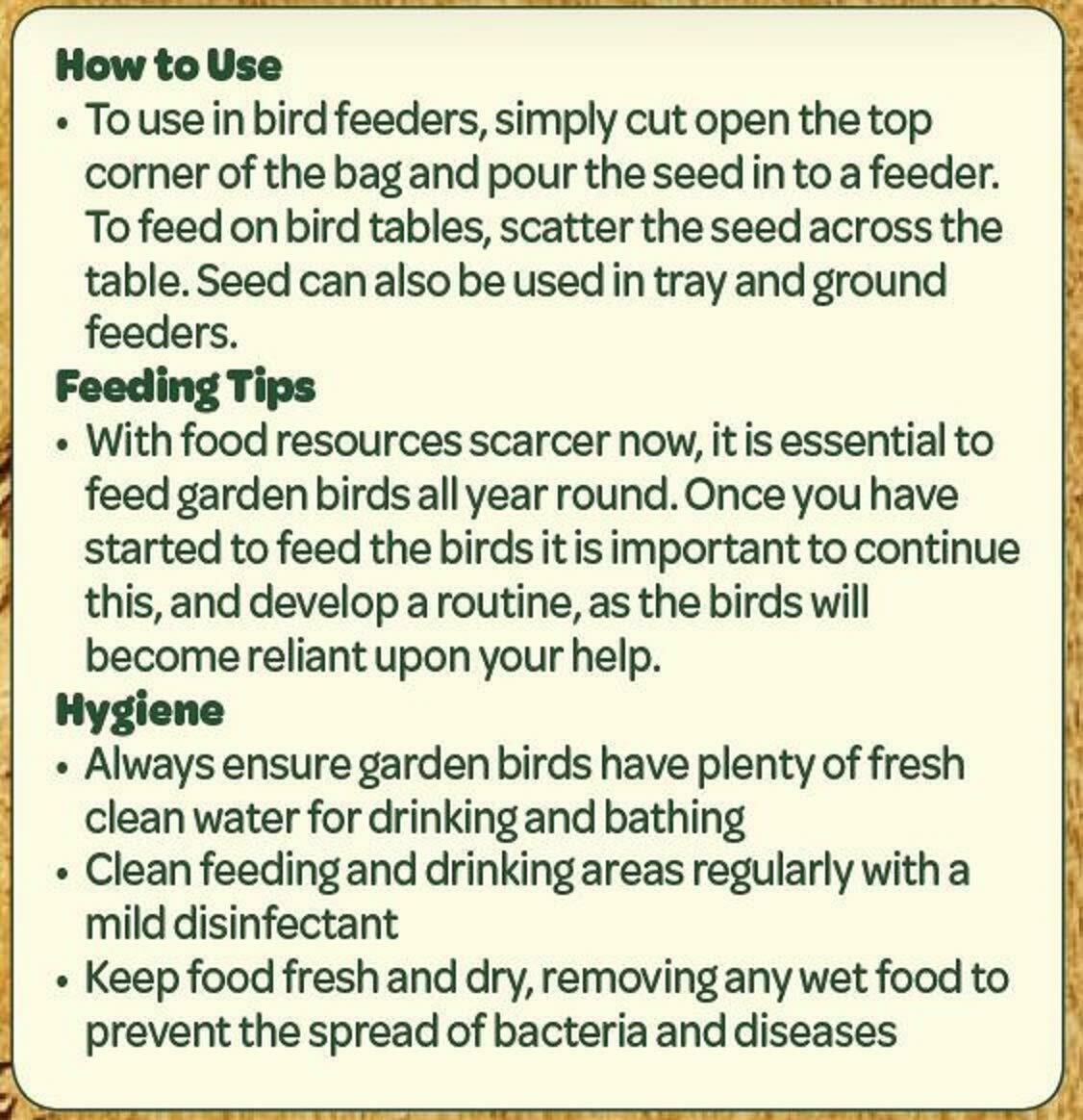 Peckish Natural Balance Seed Mix 12.75kg