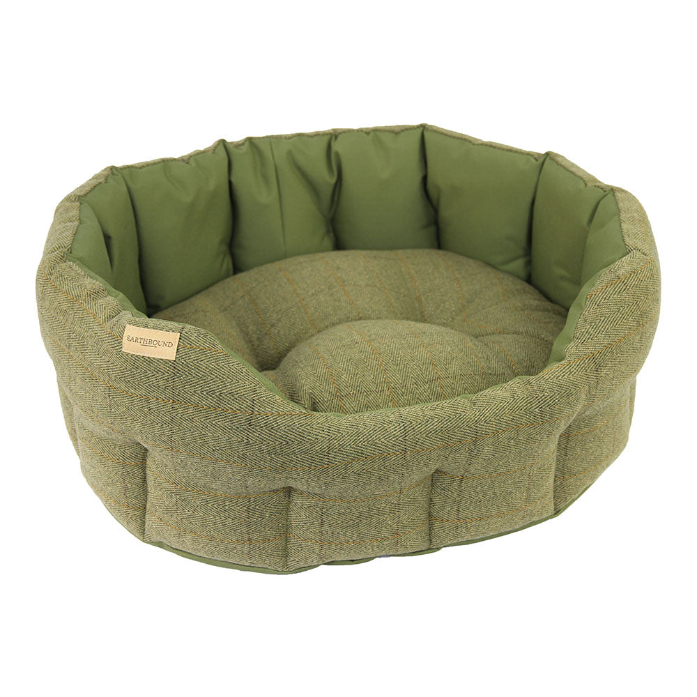 Earthbound Dog Beds Waterproof Tweed S