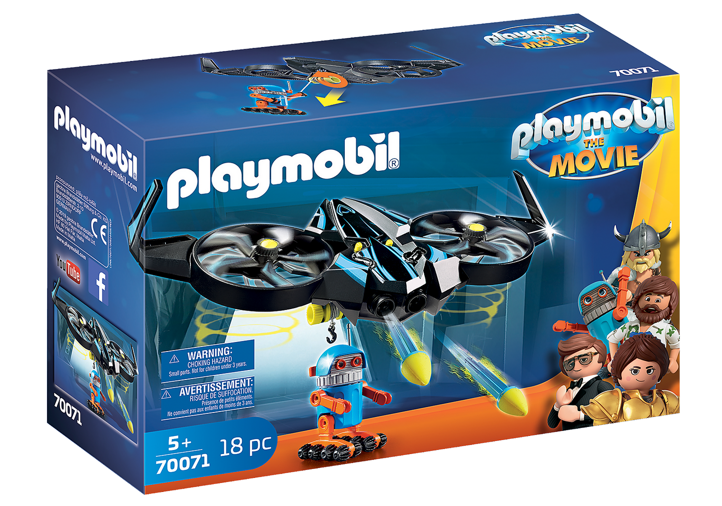 Playmobil The Movie Robotitron with Drone 70071