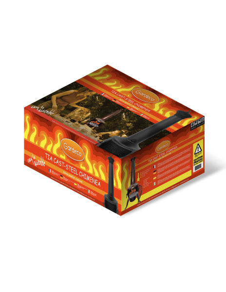 Gardeco Large Tia Chimenea with BBQ Grill