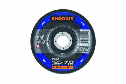 Rhodius 180 x 7 x 22.23mm KSM Grinding Disc Steel