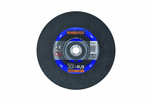 Rhodius 350 x 2.5 x 25.4mm ST34 Stationary Cutting Disc Steel