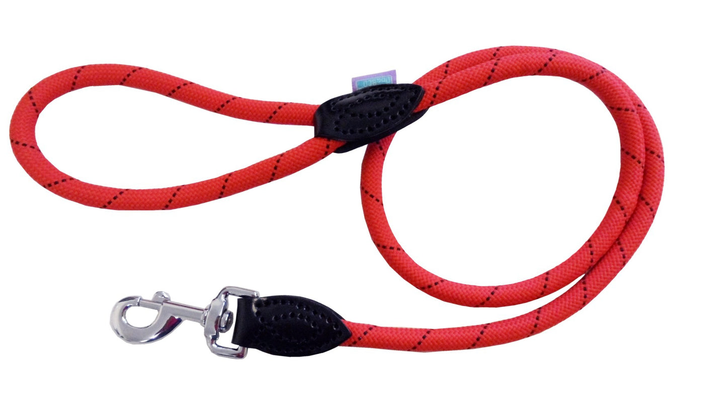 Dog & Co Mountain Rope Trigger Lead 48" Red
