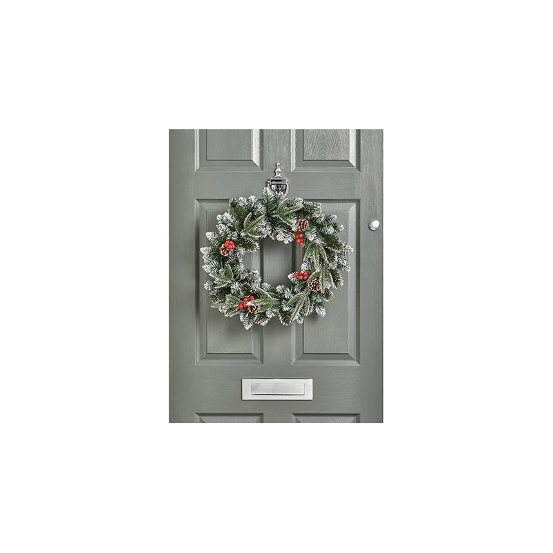 Premier Wreath New Jersey w/ Berries & Cones 50cm